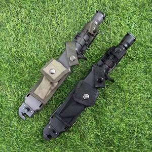 มีดต่อสู้ใบมีดสแตนเลสคุณภาพสูง M9D80 ด้ามหนัง ความหนา 4.5 มม. รับประกัน 1 ปี DIY - Product Image 4