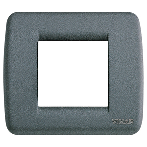Vimar Placca Rond 1-2M Ardesia 8.5x9.1x1.1 Cm Accesorio de Cableado - Product Image 1