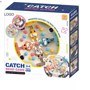 เกมกระดานการศึกษาสำหรับเด็ก การ์ตูน เกมในร่ม เกมฝึกปฏิกิริยาตอบสนองระหว่างมือและตา เกมครอบครัว เกมกบกินถั่ว - Product Image 5