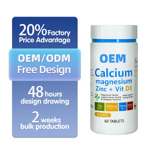 Comprimés de <span class=keywords><strong>Calcium</strong></span> Magnésium Zinc Vitamine D3 DUOZI OEM Prix d'Usine pour la Solidité des Os Comprimé à Croquer de Soin de Santé - Product Image 1