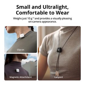 DJI <b>Mic</b> <b>Mini</b> 2 TX + 1 RX Wireless Microphone with Charging Case 400m Transmission for Vlog Interview Recording - Product Image 3