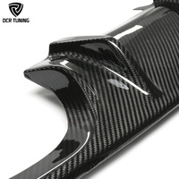 Pour BMW M3 M4 F82 F83 Kits de carrosserie nouveau diffuseur de pare-chocs arrière en carbone sec F80 Style 3D diffuseur arrière en carbone véritable