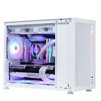 Lovingcool 2024 Nouveau Design DIY Graffiti CPU Cooler Case MATX ITX PC Châssis Mid Tower Gaming Computer Case avec 120mm RGB Fan