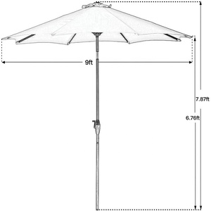 Nouveau parasol extérieur pare-<span class=keywords><strong>soleil</strong></span> parapluie de plage Logo personnalisé imprimé promotionnel bambou en bois <span class=keywords><strong>exotique</strong></span> plage jardin parapluie - Product Image 2