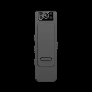 Enregistreur de caméra HD uniforme facile à accrocher pour les forces de l'ordre avec un bouton pour enregistrer l'audio vidéo avec wi-fi et emplacement pour carte TF
