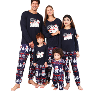 Maßgeschneiderte Dinosaurier-Weihnachts-Familien-Pyjamas, Mutter-Tochter Übergrößen-Loungewear-<span class=keywords><strong>Sets</strong></span>, Weiche Schlafanzüge für Mädchen und Kinder - Product Image 1
