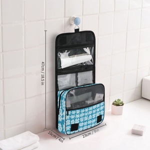 Top Quality Waterproof Fashion Cosmetic Bags Makeup <b>Storage</b> Bathroom Organizer Bag Custom Travel Hanging <b>Toiletry</b> Bag - Product Image 6