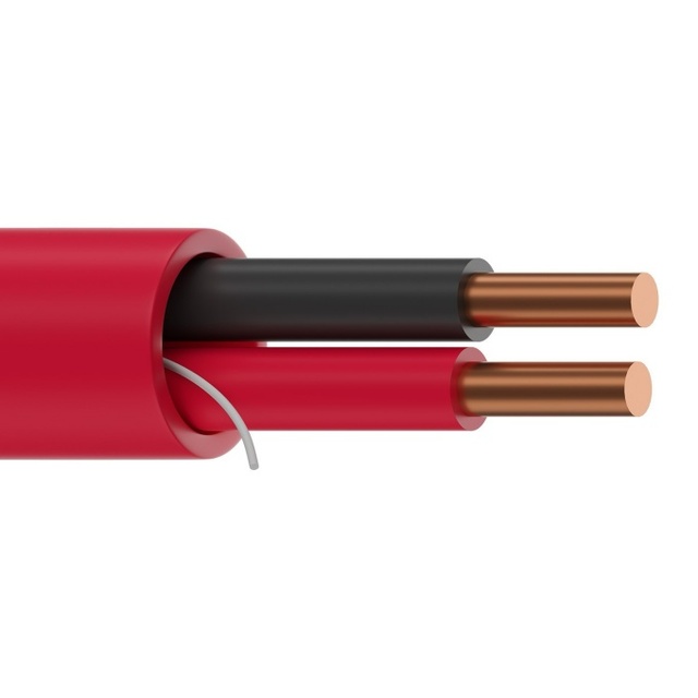 Heat Resistant Copper Stranded Conductor Fire Alarm System Cable 14AWG PE Insulation High Voltage CL2 for