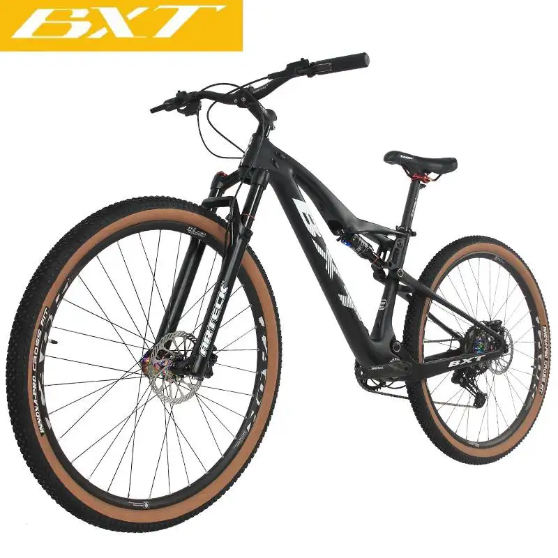 XC Full Suspension Carbon Complete Mountain Bicycle OEM 29er 11 speed Shimano Travel 100mm original Raw 29er MTB bike 29 inch