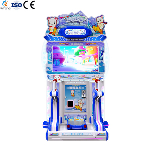 Mesin Video <span class=keywords><strong>Game</strong></span> dioperasikan koin, untuk anak profesional permainan balap mobil 12 bulan 80W - Product Image 1