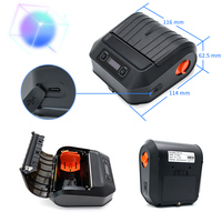 Imprimante thermique portable mini Xincode Factory GT-8001, imprimante d'étiquettes sans fil pour reçus et codes-barres 80 mm