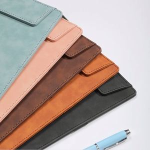<b>A4</b> File <b>Folder</b> Stationery Pu Leather Magnetic Clipboard Blackboard School Office Supplies Menu Board Clip Waterproof - Product Image 2