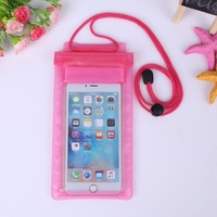 Funda Protectora Transparente para Teléfono con Cordón para el Cuello, Resistente al Agua, al Polvo y a los Golpes, con Logotipo Personalizado, Pintura UV, TPU+PC PVC, Protección de 360 Grados
