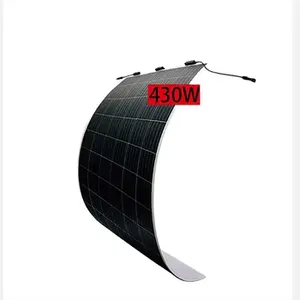 Panneau solaire flexible moderne des panneaux solaires 100W 250W de flexibilité pour le toit de bateaux avec des câbles