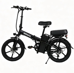 Vélo électrique pliable de sport avec cadre en acier carbone, pneus de 20 * 1,95 pouces et batterie lithium 48V10.5AH - Product Image 4