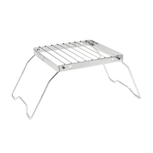 Outdoor Edelstahl <span class=keywords><strong>Camping</strong></span> Grill Tragbare faltbare Racks Brenner Herd Stand Picknick Koch ausrüstung Barbecue Brazier Stand - Product Image 1