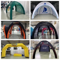 Tente de réception gonflable pour événements sportifs, logo personnalisé, chapiteau gonflable en PVC, tente dôme gonflable