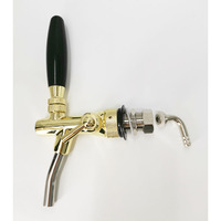 Colonne à bière en forme de L, couleur bronze/or/argent, avec 3 robinets