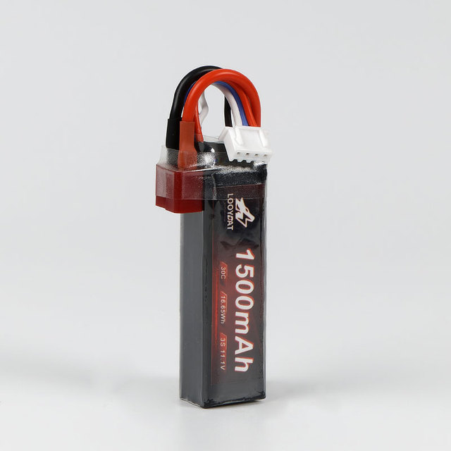 LOOYBAT 11.1V Rechargeable 3S 1500mAh 30C LiPo Stick Battery Pack Pouch Lithium Ion for Air Soft Guns