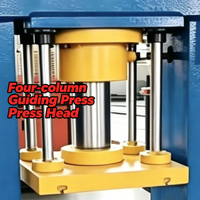Presse hydraulique à cadre en H 5T-30T en stock (YM-10T) – Machine à riveter multifonctionnelle SHANJIANG avec PLC pour montres et serrures