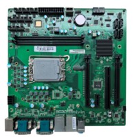 OEM X86 Linux Intel H610 Chip lga1700 soket 12/3th CPU 2LAN 10COM Micro ATX industri H610 MATX motherboard