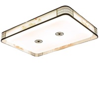 Nouvelle Plafonnier LED de style chinois en fer et acrylique, lumière tricolore pour salon et chambre, montage en saillie, pack complet pour toute la maison