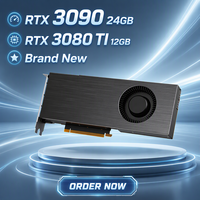 Kartu Grafis OEM AI Server GPU Geforce RTX 3080Ti 3080 12GB Kartu Video RTX 3090 24GB DDR6X Turbo