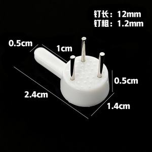Traceless <b>Nail</b> Small Size 1000 Pcs Per Pack Plastic <b>Wall</b> Hook For Photo Studio Display - Product Image 2