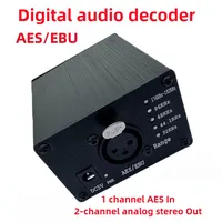 Decodificador de Audio Estéreo Digital a Analógico AES/EBU, Admite Frecuencias de Muestreo de 32-192K y Conversión Automática de Frecuencia LED