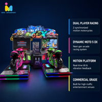 Simulateur de course automobile Arcade 5DX, machine de jeu vidéo, simulateur de conduite à 2 joueurs, fonctionne avec des pièces de monnaie