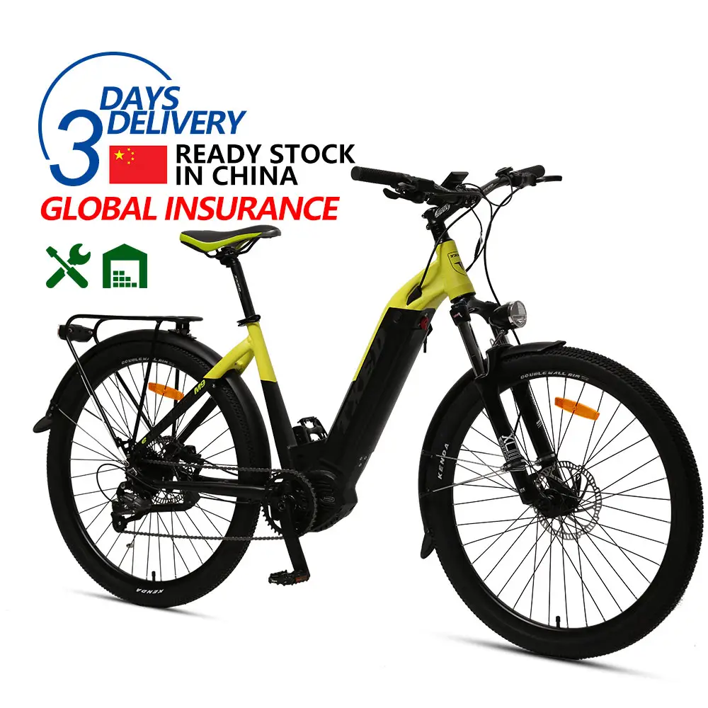 Klaar In Voorraad 27.5 Inch Legering Mtb E-Bike Middenaandrijving Motor Elektrische Mountainbike Te Koop