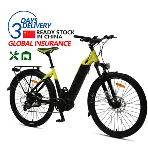 Listo en stock 27,5 pulgadas aleación MTB e-bike motor de accionamiento medio bicicleta de montaña eléctrica para la venta
