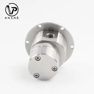 Gear Peek Pump Industry Rotary Gear Pump Head With PEEK Gears Material