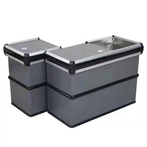 مكتب تصميم سوبر ماركت طاولة المال متجر التجزئة عداد الخروج المعدنية - Product Image 5