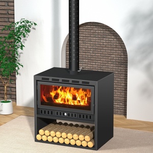 Cheminée à gaz à soupape antidéflagrante résistante aux très hautes températures Cheminée à <span class=keywords><strong>bois</strong></span> intérieure indépendante à front ouvert - Product Image 5