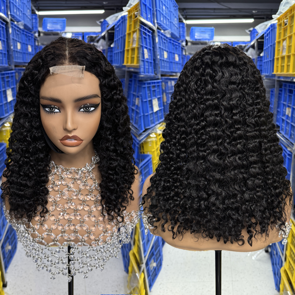 250% Burmese Curly Human Hair Wigs Vietnames Spiral Curly 13x6 Lace ...
