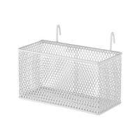 Mimu - Collection d'accessoires pour grille de rangement en acier inoxydable de style japonais : grille de rangement, crochets de suspension, support à fleurs, étagère