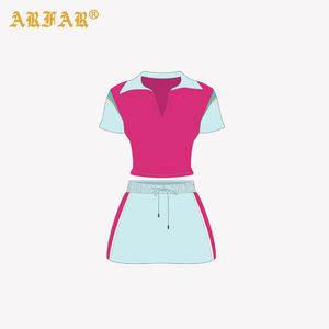 Vêtements d'été personnalisés Y2k pour femmes, ensemble de 2 pièces, polo à manches courtes et jupe courte, ensemble de survêtement streetwear pour femmes - Product Image 5