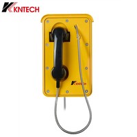Téléphone tunnel industriel KNSP-10, IP66, étanche à la poussière, robuste, corps en alliage moulé sous pression, VoIP analogique, usage intensif