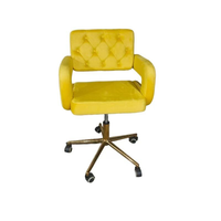 Chaise de technicien en pédicure en PU blanc, tabouret pivotant de salon, dossier réglable, mobilier de spa pour ongles