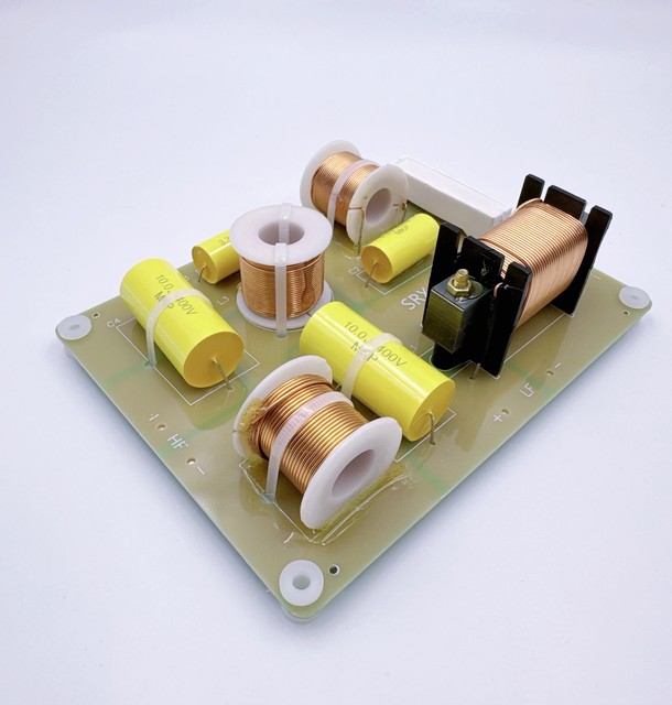 SRX-715 2Way Copper Passive Crossover 800W Frequency Divider for Treble and Bass Speakers