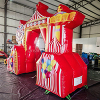 PVC extérieur sauter carnaval thème fête événement carnaval arc décorations d'entrée tente de cirque gonflable carnaval arc entrée