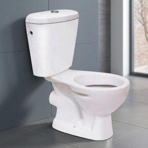 Ensemble WC deux pièces en porcelaine pour salle de bain, avec siège de toilette occidental et asiatique - Product Image 3