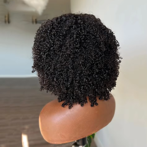 <span class=keywords><strong>Black</strong></span> Friday SDD 5x5 4x4HDClosureBurmese Pixie Curly 300% pelucas baratas calientes para mujeres PrePlucked Bleachedknot ChristmasGlueless peluca - Product Image 5
