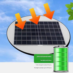 Réverbère solaire intégré LED lumière de jardin de jardin détection humaine ultra mince UFO <span class=keywords><strong>soucoupe</strong></span> volante lumière de jardin solaire - Product Image 4