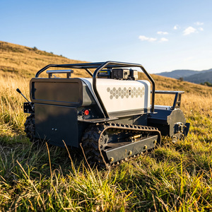 <span class=keywords><strong>Tondeuse</strong></span> à gazon multifonctionnelle télécommandée 800 mm avec remorque pour l'entretien des terrains de golf - Product Image 2