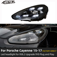 Feux avant LED de style PDLS pour Porsche Cayenne 958.2 2015-2017, design matriciel amélioré 2023, système d'éclairage avant de voiture