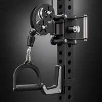 Support de câble réglable pour rack de musculation, accessoire d'entraînement fonctionnel pivotant multi-angles pour la maison et les salles de sport commerciales