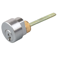 Jixin – Cylindres de serrure de porte en laiton ANSI Grade 2 de haute qualité, très vendus, avec 3 clés, finition brossée, entraxe 60 mm