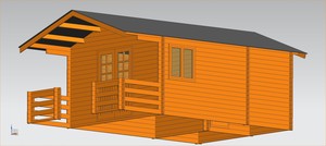 Holiday Resort Tiny Wooden House Garden House 30sqm Precio al por mayor 10sets Home for Sale - Product Image 5